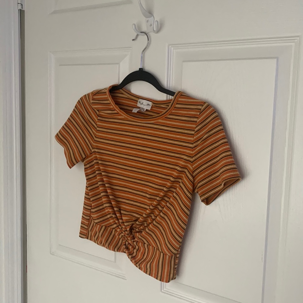 Stripped crop top